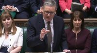Prime Minister Keir Starmer speaking at Prime Minister's Questions in the House of Commons.