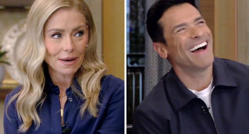 Kelly Ripa Accuses Mark Consuelos Of “Not Listening” To Her And “Drifting Off” On ‘Live’