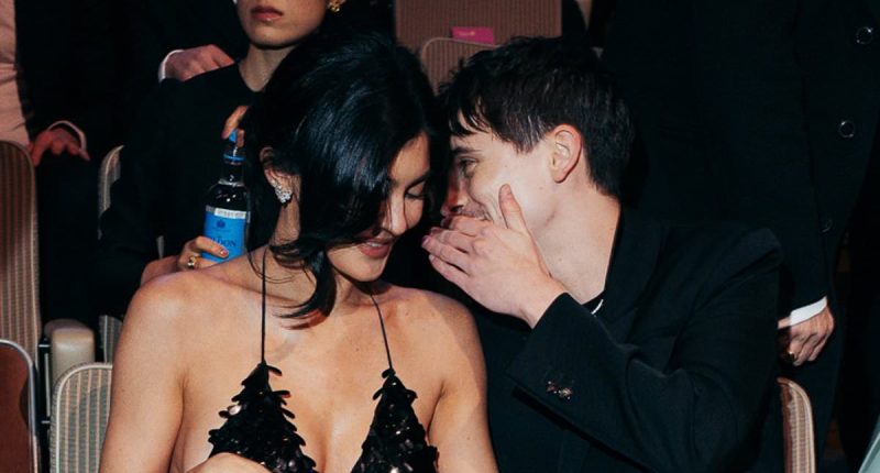 Kylie Jenner and Timothée Chalamet pack on the PDA at the BAFTAs