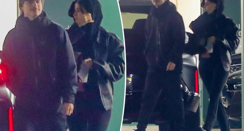Kylie Jenner and Timothée Chalamet sneak into Beverly Hills hotel for low-key date night