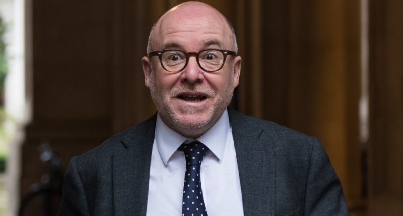 Attorney General Richard Hermer arriving at a meeting.