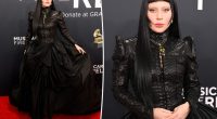 Lady Gaga channels 'Disease' music video glam on Grammys 2025 red carpet