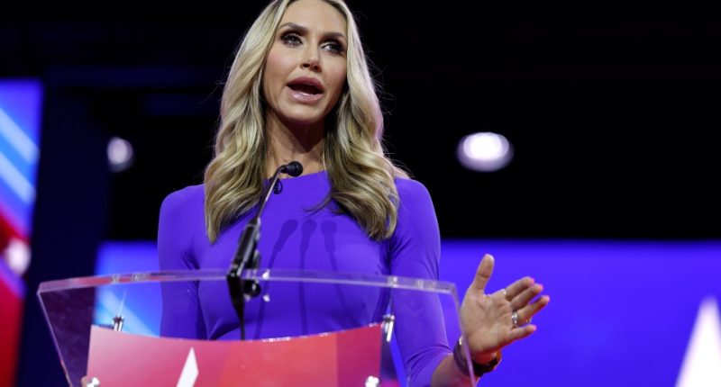 Lara Trump speaking at CPAC.