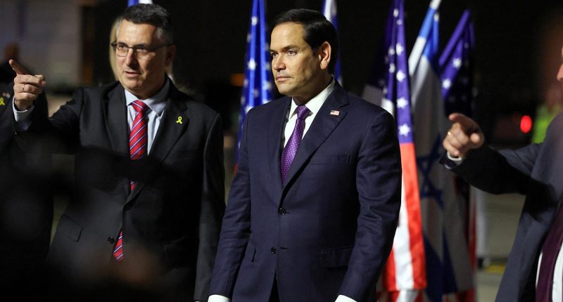 Marco Rubio arrives in Israel on first trip to Middle East as U.S. secretary of state