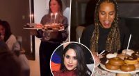 Meghan Markle and Jessica Alba get spiritual at Kerry Washigton's birthday