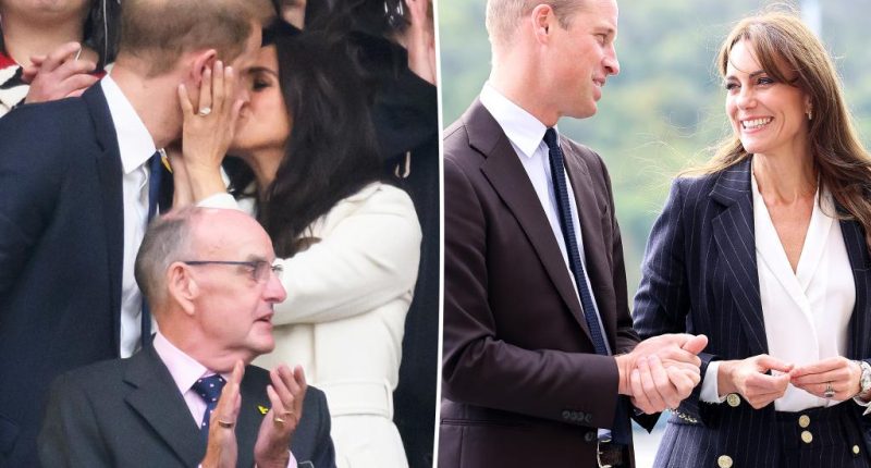 Meghan Markle’s ‘very handsy’ PDA with Prince Harry has rubbed off on Kate Middleton, Prince William: report