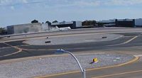 Moment Motley Crue singer's plane crashes into jet on runway