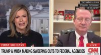 Moment Republican closes his eyes in boredom as CNN host grills him