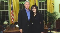 Bill Clinton and Monica Lewinsky in the Oval Office.