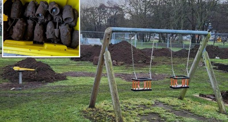 More than 170 WWII bombs found under children's playground during construction at UK park