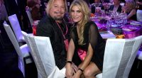 Vince Neil and Rain Hannah at a gala.