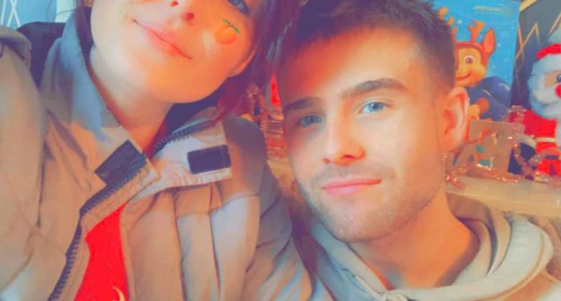 Photo of Calum Simpson and his partner.