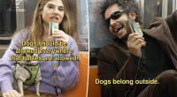 My dog should be able to go everywhere your dirty baby can
