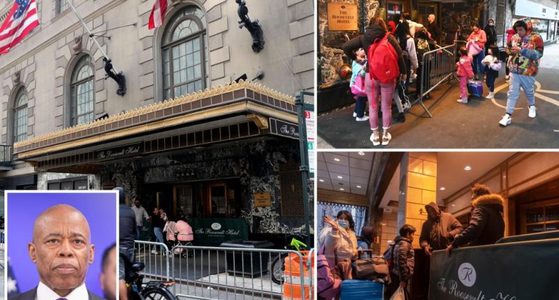 NYC's notorious Roosevelt Hotel shelter will be migrant-free in coming months, Mayor Eric Adams says