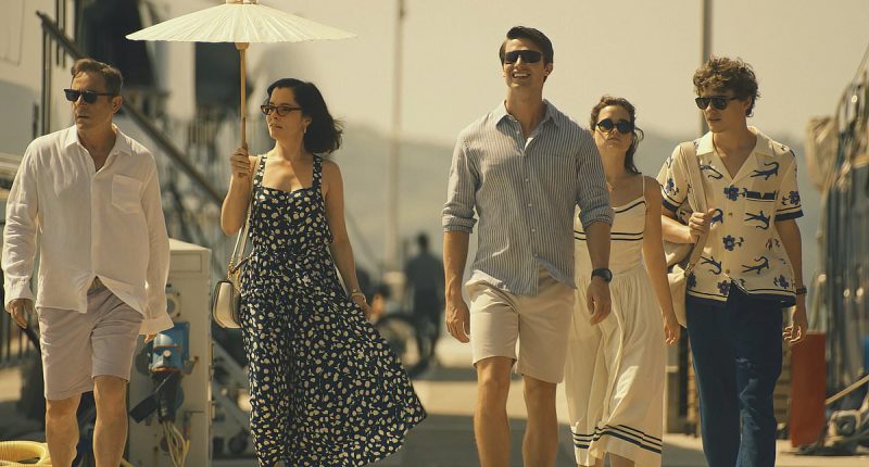 Nepo baby stars in White Lotus - can you guess who his parents are?