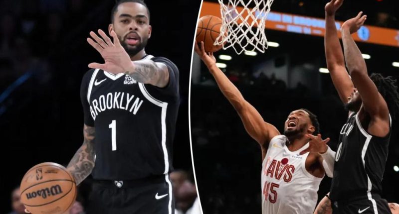 Nets lose D'Angelo Russell to ankle injury in loss to Cavaliers