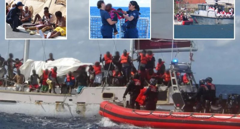 'Overloaded' boat packed with 132 Haitian migrants intercepted off US coast, sent back home