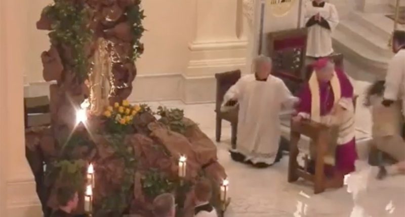 Priest attacked during service in Washington Catholic church, says Holy Spirit helped him respond