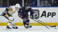 Rangers' Zac Jones struggles in rare ice time
