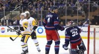 Rangers fail to recapture late magic in loss to banged-up Penguins