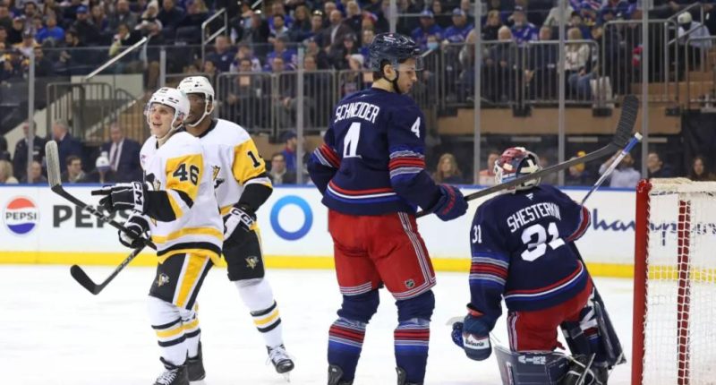 Rangers fail to recapture late magic in loss to banged-up Penguins