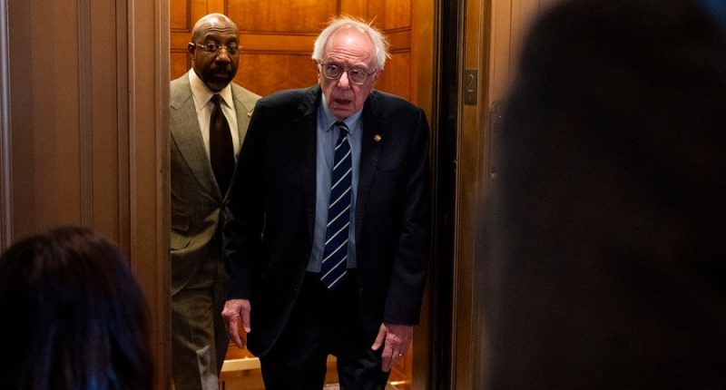 Sanders steps back into role as anti-oligarch crusader