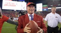 Tampa Bay Buccaneers say they're reinstating Jon Gruden into their ring of honor
