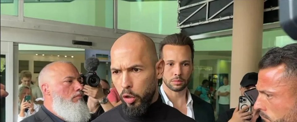 Tate brothers arriving in the US.