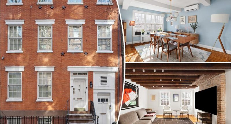 This West Village townhome has major upgrade potential