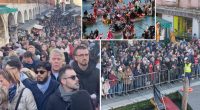 Thousands of tourists squeeze down Venice streets ahead of controversial entry fee: 'Fight for survival'