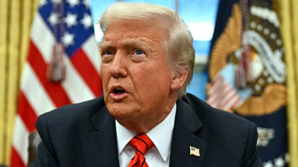 Trump brings back plastic straws and says paper ones can 'explode'