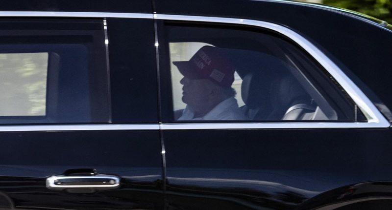 Trump golfs after judge blocks Elon Musk's access to Treasury data