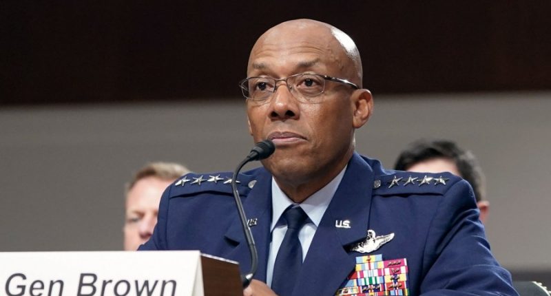 Trump removes Brown, names new Joint Chiefs of Staff chairman