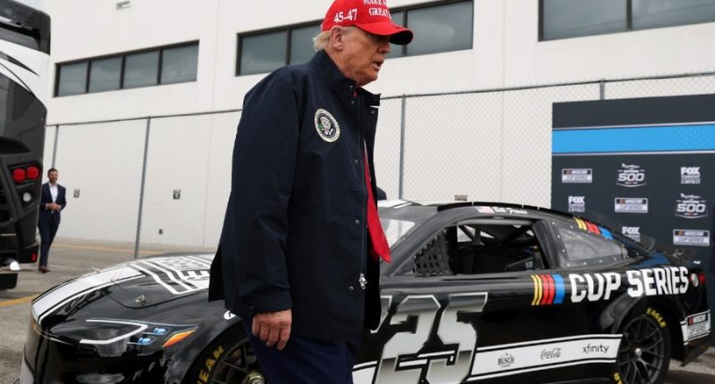 Trump takes laps on Daytona 500 speedway in The Beast