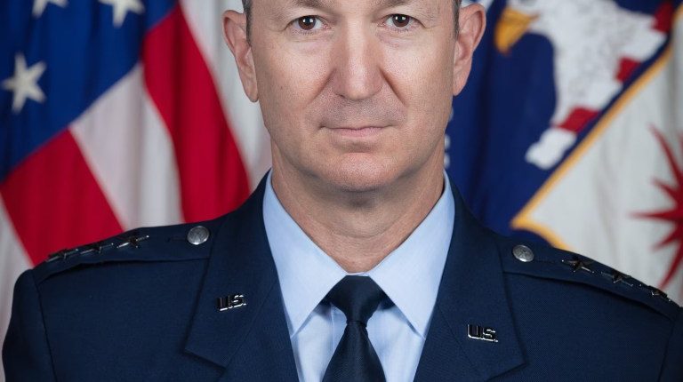 Portrait of General Dan Caine in a US Air Force uniform.