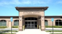 Covington Municipal Airport terminal building.