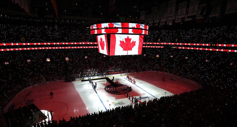 US hockey fans boo Canadian national anthem before Boston final