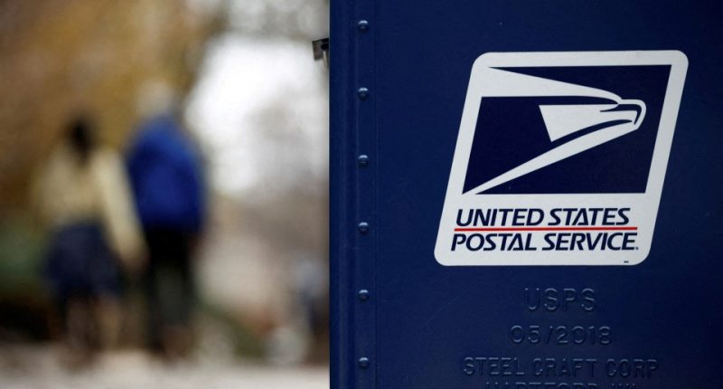 USPS collection box.