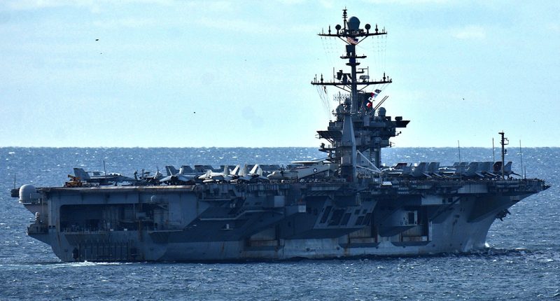 USS Harry S. Truman commanding officer relieved after collision with merchant ship near Suez Canal