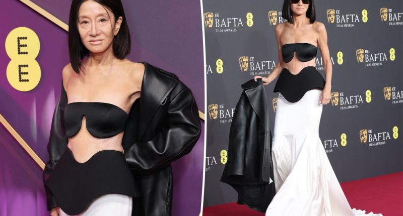 Vera Wang, 75, shows off her age-defying appearance on the 2025 BAFTAs