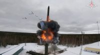 Test firing of a Russian ICBM.