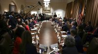 White House kicks HuffPost, Reuters out of first Cabinet meeting