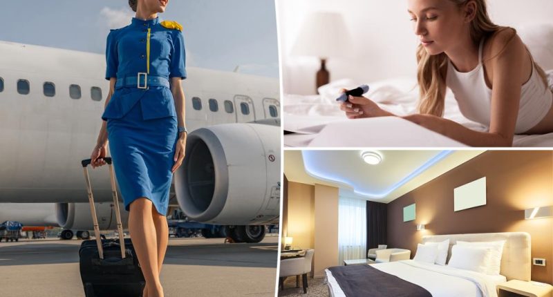 Why flight attendants leave notes in hotel rooms for future guests