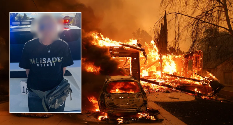Woman accused of looting from home in Palisades Fire area while wearing 'Palisades Strong' shirt