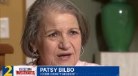 Patsy Bilbo, Cobb County resident, interviewed on television.