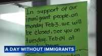 A 'Day Without Immigrants' Chicago: Business owners across city close Monday to protest President Trump's immigration policies