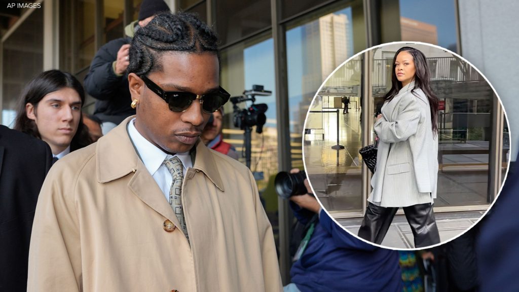 A$AP Rocky's lawyer challenges his accuser's account as Rihanna watched from the audience