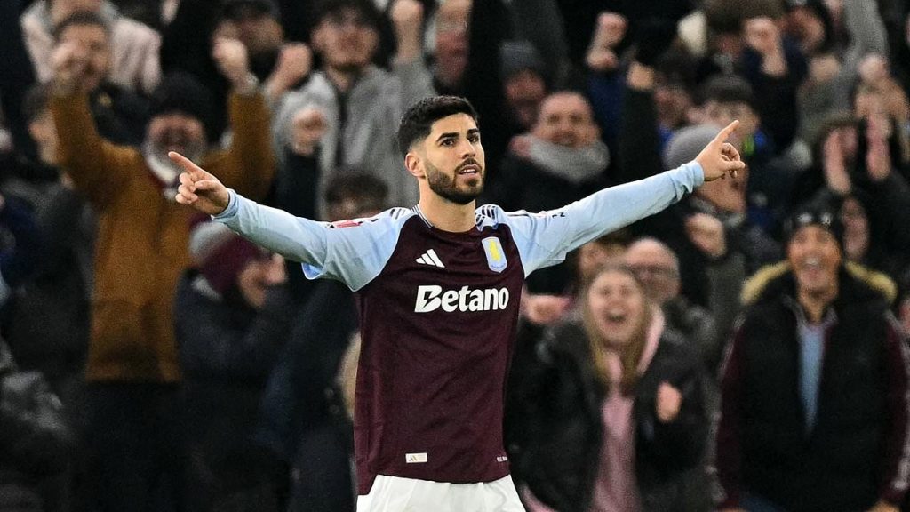 Aston Villa 2-0 Cardiff: Marco Asensio bags another brace as Unai Emery's men reach the FA Cup quarter-finals