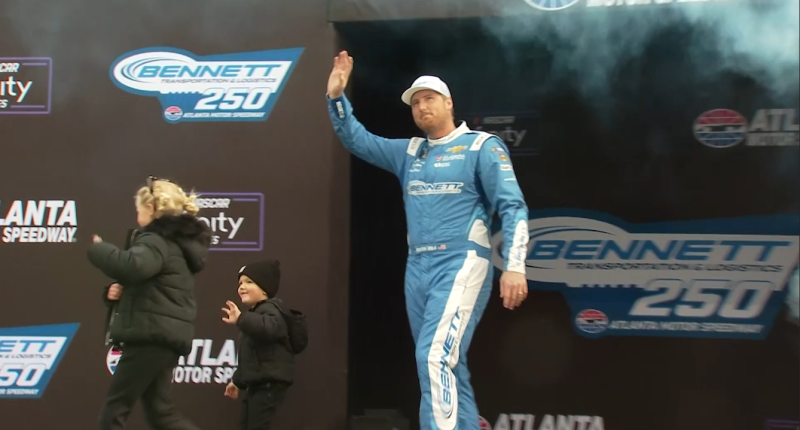 Austin Hill wins hometown race in Atlanta after last week's engine failure letdown