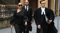 Antoinette Lattouf arrives at the Federal Court for her case against the ABC. Sydney, NSW. February 11, 2025. Photo: Kate Geraghty